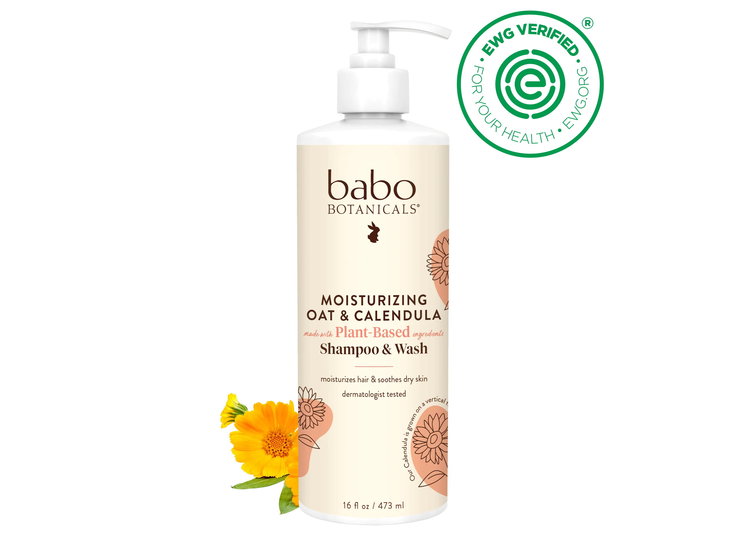 Moisturizing Oat & Calendula Shampoo & Wash - Image 11